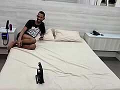 Skinny Thai Kalifa Screams in Rough DP and Anal with Multiple Studs Backstage