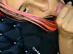 stepmom caught under couch gives stepson hot quickie creampie on the spot