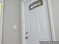 Emotional rush as cute big ass teen Natalie Brooks bounces on huge BBC in reverse cowgirl bliss