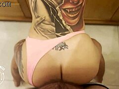 Thick pawg milf drilled by random guys big white cock