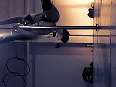 pov argentinian doctor sways seductively on pole for you