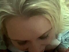 blonde cougar slut drain my balls on command filthy?