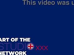 British Nurse Pounds Her Dripping Cunt Hard with Massive Fucking Machine