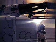 pov argentinian doctor sways seductively on pole for you