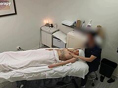 Kendal Milf Tattoos Convinced Fucks Massage Therapist Hard