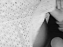 Stepsister lowers naked ass onto my face in secret footage