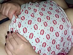 my stepbro's cheating slut wife groped in sheer alone