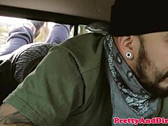 your girlfriend gagging on cock deepthroat until cum floods her mouth