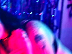 dominant femdom licks and tickles submissive's small bare feet forcing total surrender