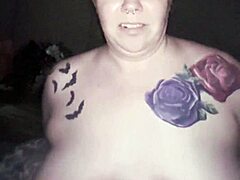 chubby ginger milf rides daddy's cock moaning hairy pussy close