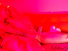 i can't stop edging my muscular blonde wife's tiny waist handjob