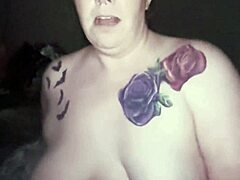 chubby ginger milf rides daddy's cock moaning hairy pussy close