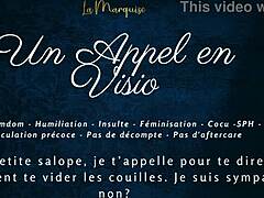 french femdom calls you on video for hot joi jerk off instructions 😈🔥