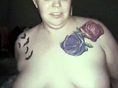 chubby ginger milf rides daddy's cock moaning hairy pussy close