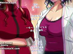 Hentai babes tease with big tits and wet pussies