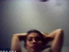 behind scenes glasses cam man vs woman wrestling turns to bj and hardcore sex