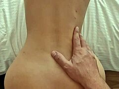 What if I bend over this big titted russian babe for secret anal creampie in bedroom?