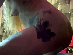 check out this cool tattooed blonde babe