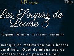 Hear Louise's French moans building to solo climax, don't you?