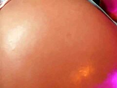 i'm her submissive latina slut twerkin my big ass for muscular black bull's first homemade interracial porn