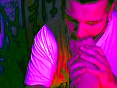 bbw's fat tits drip as she gags on cock for foot worship pussy licking facesit