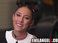 whoa kinky painter takes three huge bbc from yves morgan crew