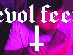 bbw's fat tits drip as she gags on cock for foot worship pussy licking facesit