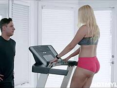 personal trainer makes cheating milf vanessa cage orgasm on big cock