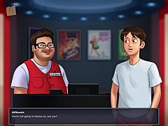 summertime saga heats up with big tits erotic gameplay action