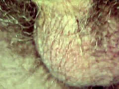 Skinny Exhibitionist Flashes Huge Cock Up Close with Massive Cumshot