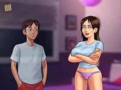 summertime saga heats up with big tits erotic gameplay action