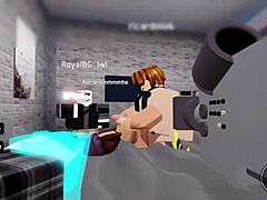 Roblox nerd guy pounds trashy plastic bimbo's big tits relentlessly