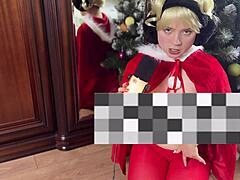 cindy lou who cosplay got me hard this christmas asmr