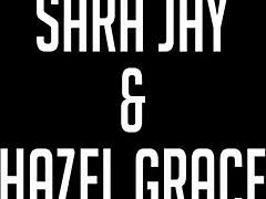 hazel spreads wide as sara jay dildo fucks her ass