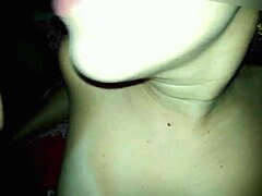 Friend Cums in Wife's Mouth During Hot Threesome Massage Cuckold Amateur