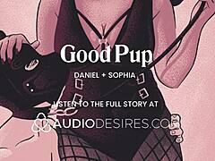 femdom pet play obedient pup fucked by mistress chastity anal tail plug creampie asmr