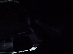 Angie slips into the car for hidden candid sex as fat BBW whore takes blowjob and creampie.