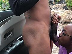 Husband Loves Watching BBC Cumshot On Wife's Ass In Broad Daylight