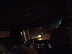 Angie slips into the car for hidden candid sex as fat BBW whore takes blowjob and creampie.