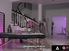 Charlie Ford Tries Husband's Masseuse Kenzie Taylor In Steamy Girl Massage