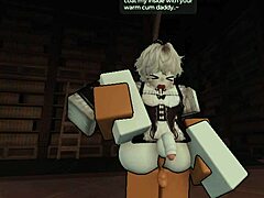 i fucked my femboy's tight ASS halfway through the doors hard