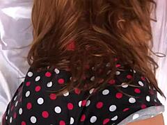 stepdad cums deep in horny stepdaughter's pussy check full red sheer sex toy fuck!