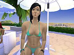 hot hooters 3 banging that giant titted resort owner granny cowgirl style