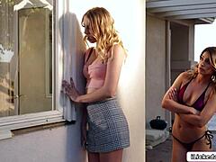 wanna see these lesbian teens lick pussies in sorority foursome orgy?