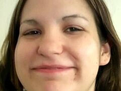 Busty Natural Tits Neighbor Girl Teases with Huge Amateur Boobs