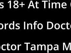 Dr Tampa spreads Solana's shaved teen pussy wide in first gyno exam