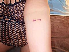 hot latina wife flaunts new slut tattoos marked for cuckold sharing