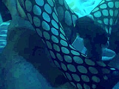 Fuck yes! Sexy nylon footjob in tight leggings explodes!