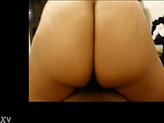 Big Booty Filipina GF Rides Fat Cock Reverse Cowgirl