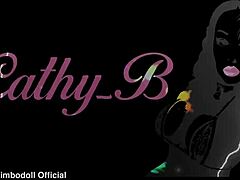 girl begs for huge cock while guy ignores her for work on desk fingering wet pussy first